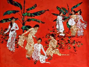 Tổng quan về tranh sơn mài Việt nam qua những tác phẩm & họa sĩ tiêu biểu